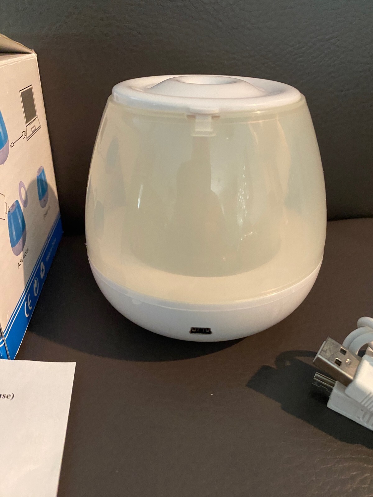 Mini Desktop USB Humidifier with Sounds - Lights - Aroma Diffuser