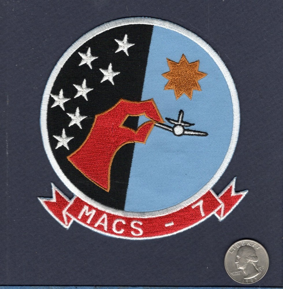 MACS-9 Marine Air Control Squadron 9USMC Squadron Patch