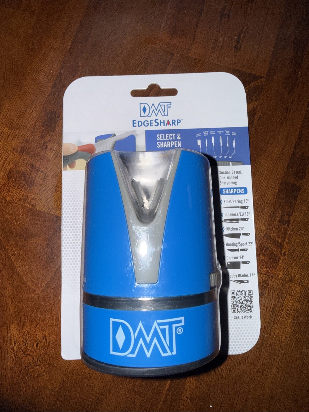 DMT EdgeSharp SharpAdjust Knife Sharpening Six Angles Twist To Lock/Release