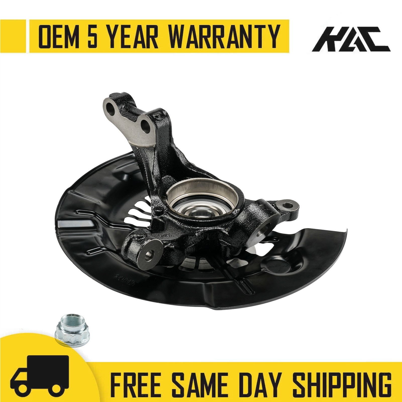 For 2012-17 Toyota Camry Front Left Steering Knuckle & Wheel Hub Bearing 686249