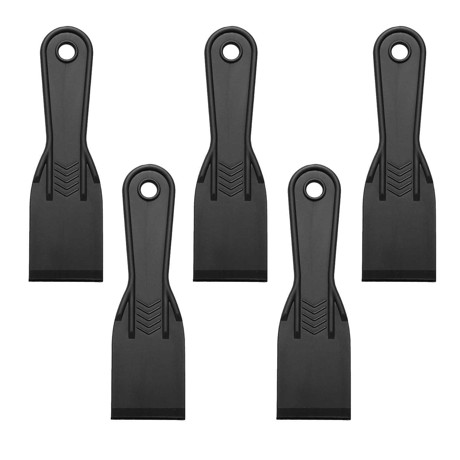 5 Pcs Plastic Putty Knife,2Inch Flexible Paint Scraper Tool for...