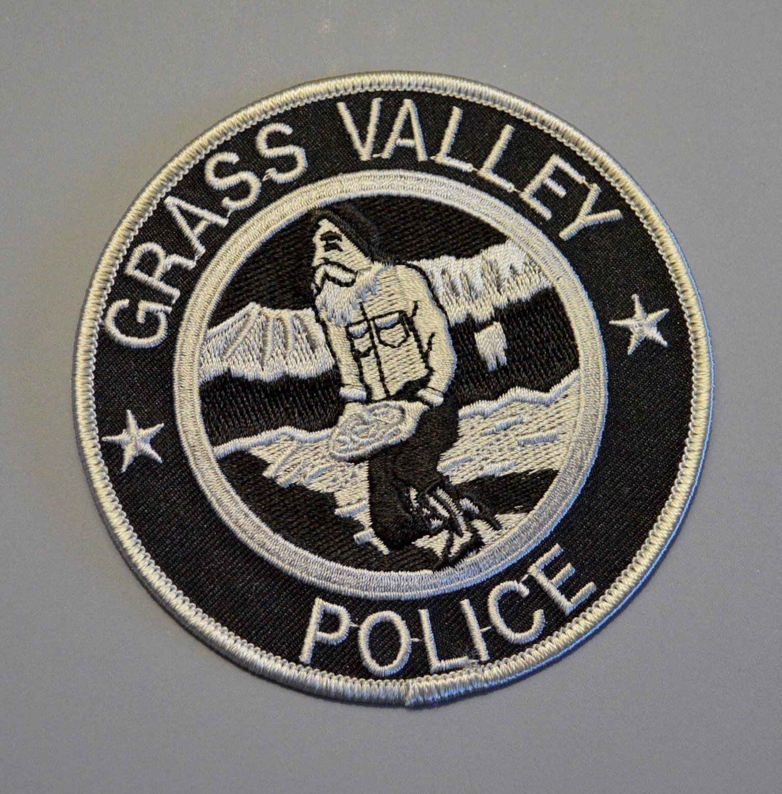Grass Valley California Police SWAT Subdued Patch ++ Mint Nevada County CA