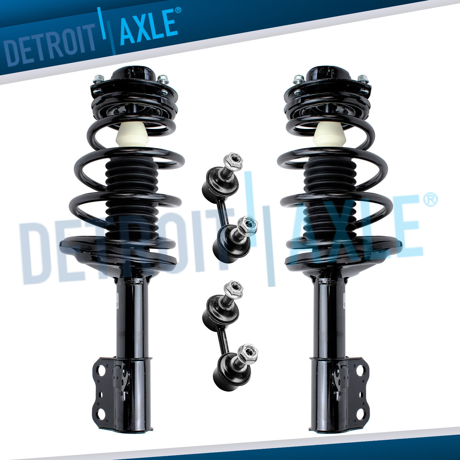 Front Struts w/Coil Spring Sway Bar Link Kit for 1995 1996 Toyota Camry Avalon