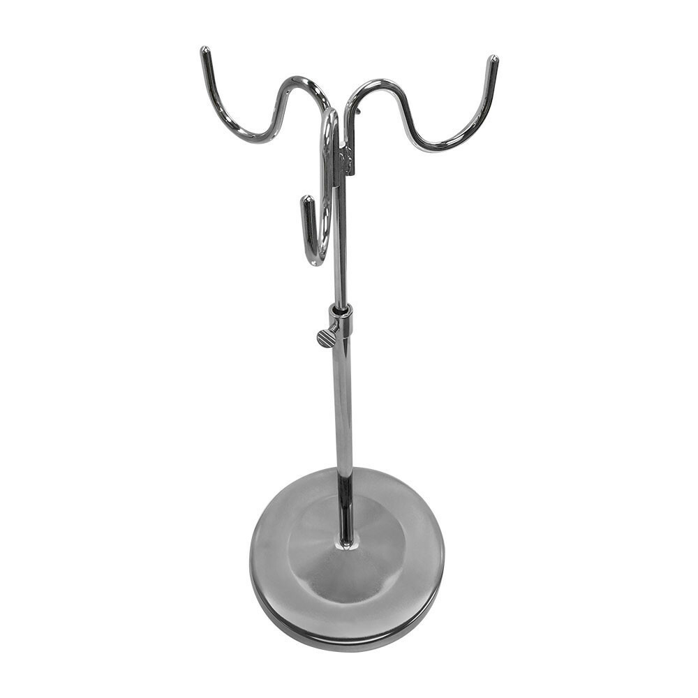 28" Adjustable 3-Hook Hand Bag Display Stand Fixture Retail Store Display-Chrome