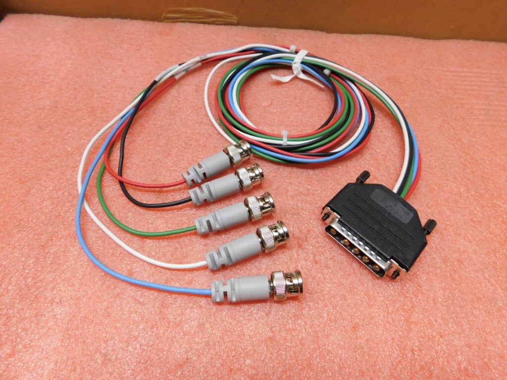 Philips HP SONOS 4500/5500/7500 Ultrasound RGB Monitor Cable - 77922-64010 Rev A
