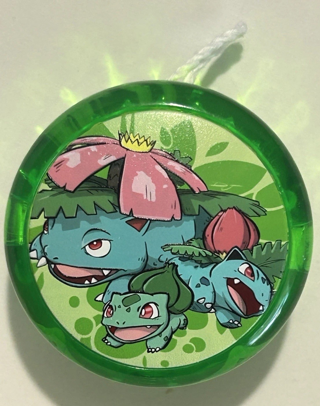Pokemon YoYo Venusaur Ivysaur Bulbasaur Green Light Up Yo Yo
