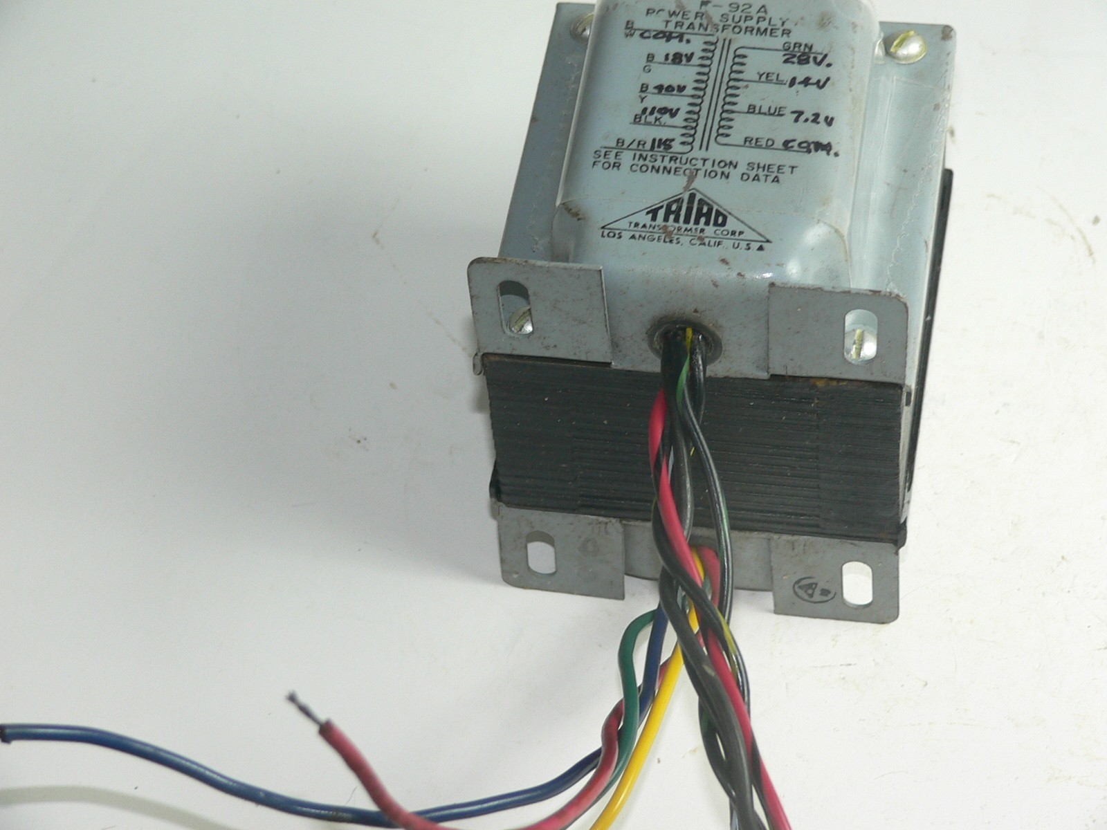 1  Triad F-92A  Power  Supply Transformer--Tests good