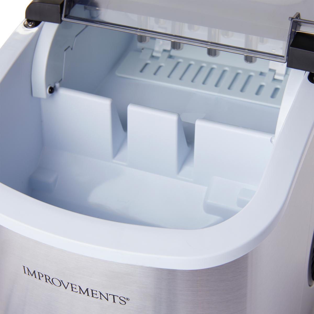 Improvements 26 lb. Portable Compact Ice Maker with Handle Refurbished