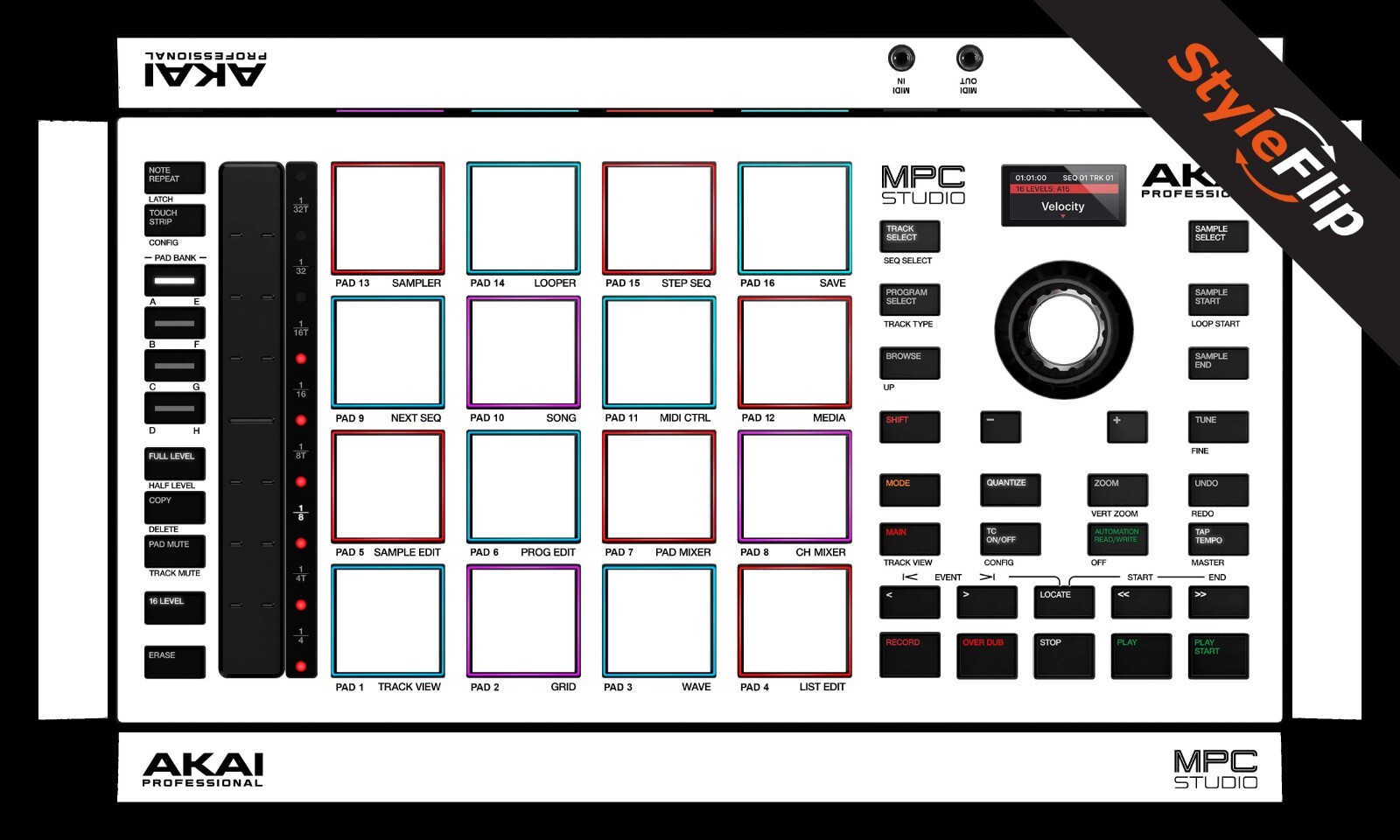 Akai MPC Studio 2 | White | Protective Decal | StyleFlip Skins