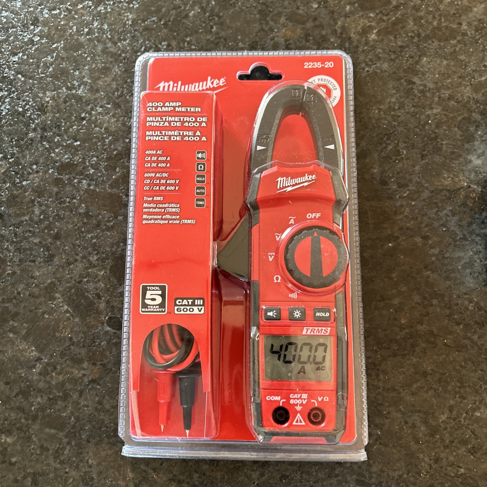 Milwaukee 223520 400 Amp Clamp Meter