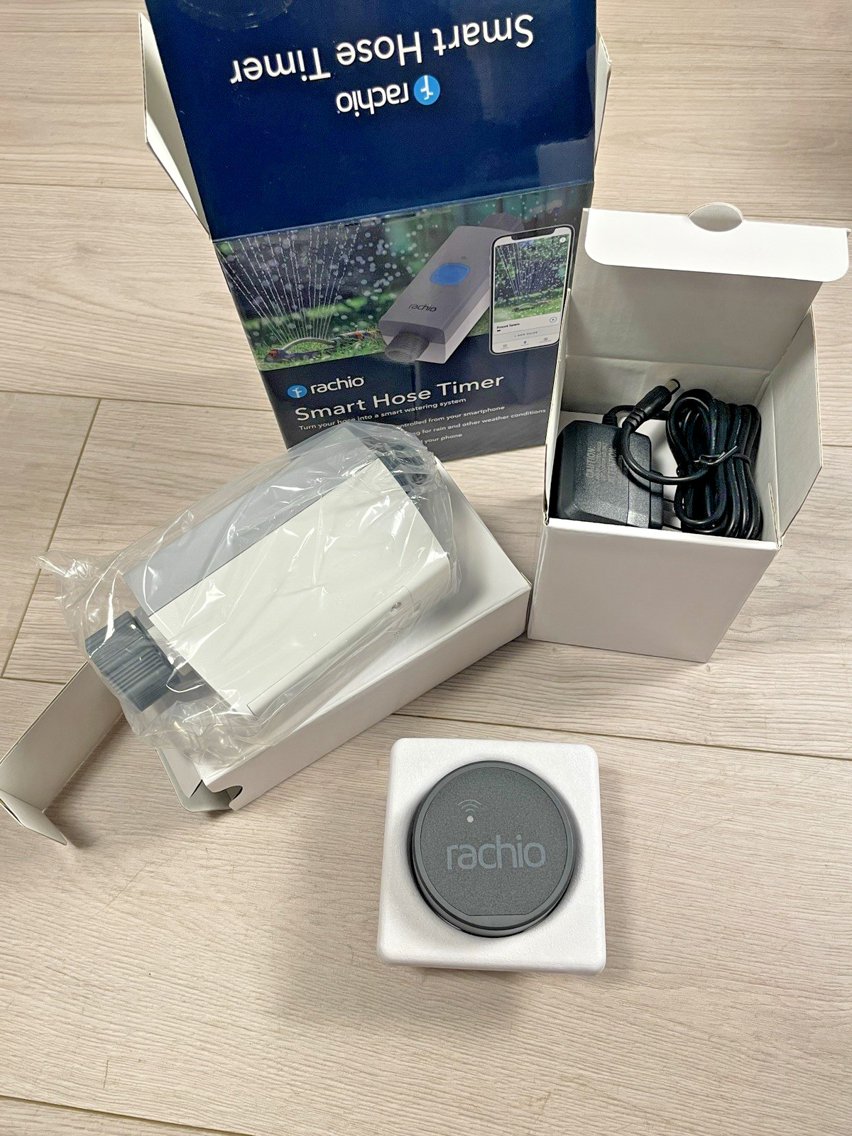 Rachio Smart Hose Timer Valve, WiFi Hub Bundle,