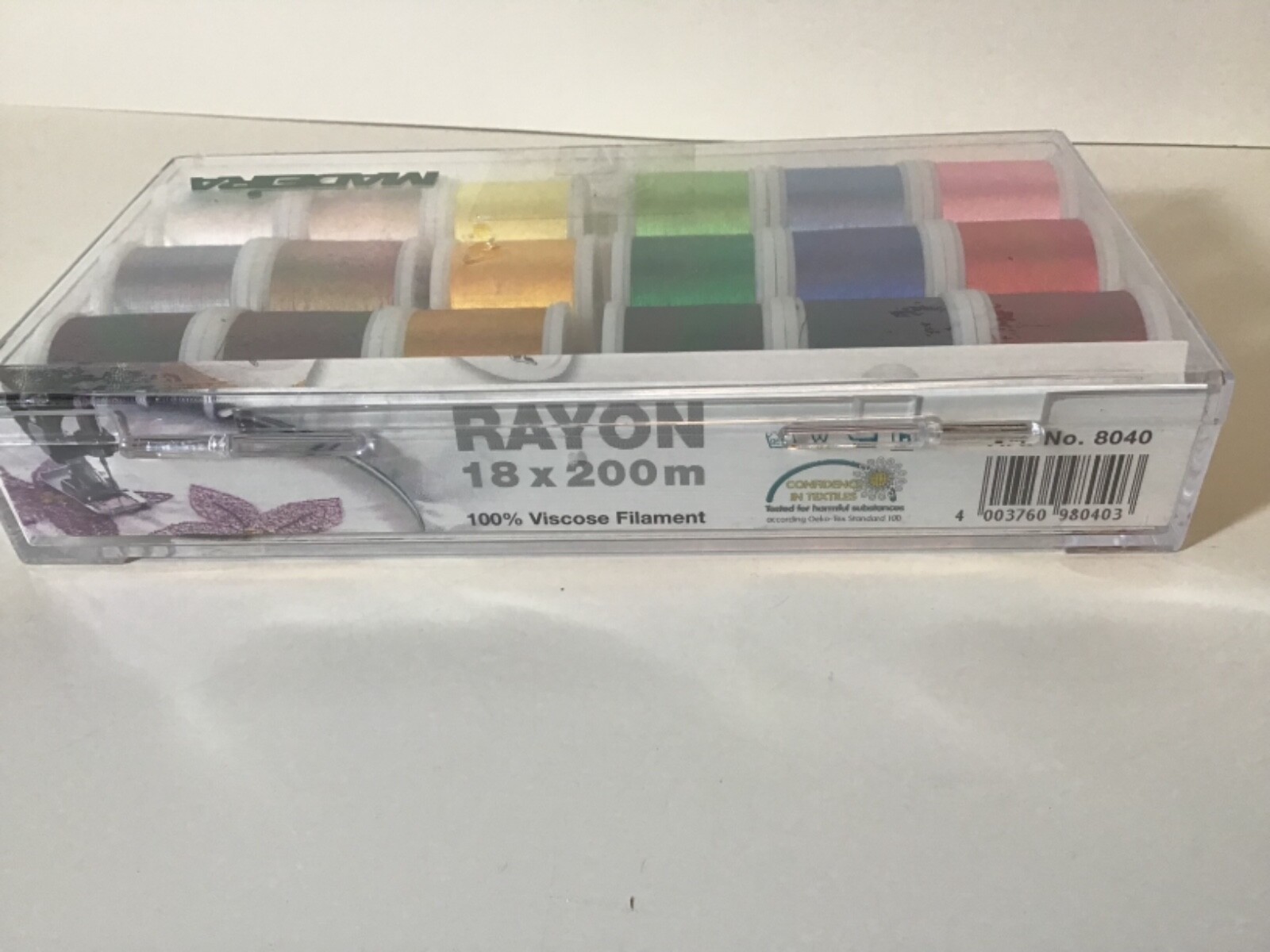MADEIRA 18 Spool Embroidery Thread Pack