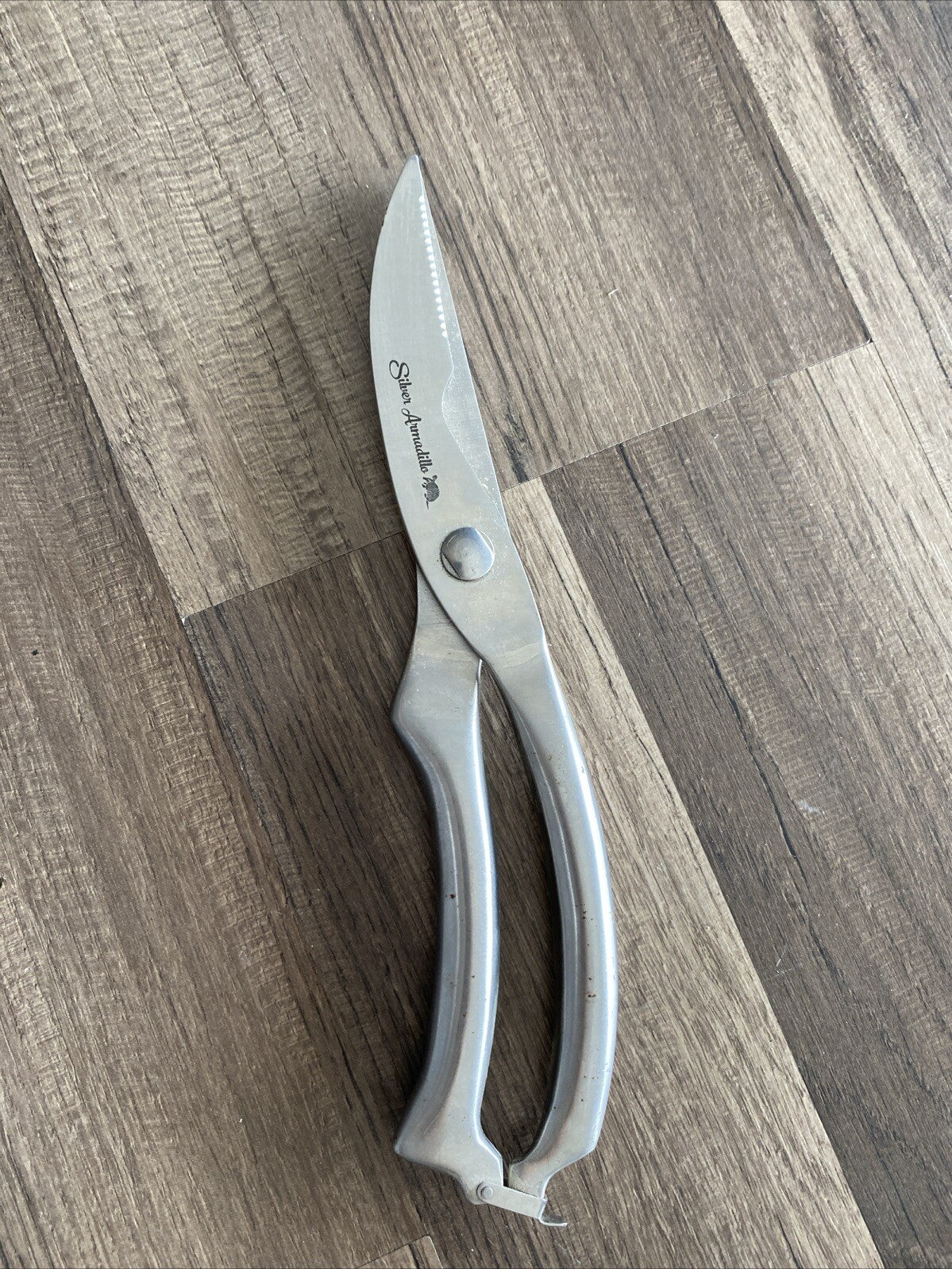 Silver Armadillo Poultry Shears Food Grade Stainless Steel Scissors for Bone /5