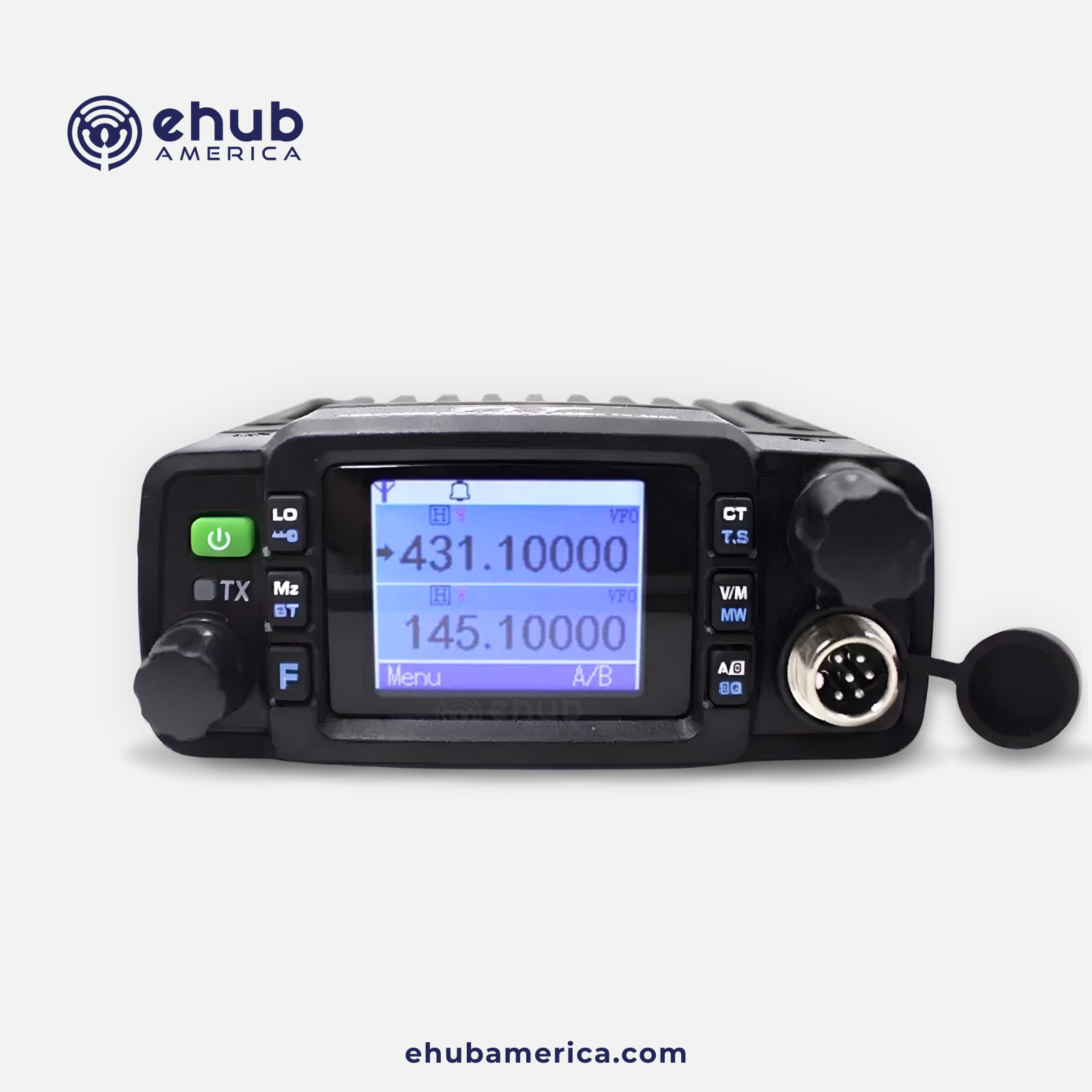 TYT TH-8600 25W Dual Band Mini Mobile Radio 144/430MHz Walkie Talkie+USB Cable