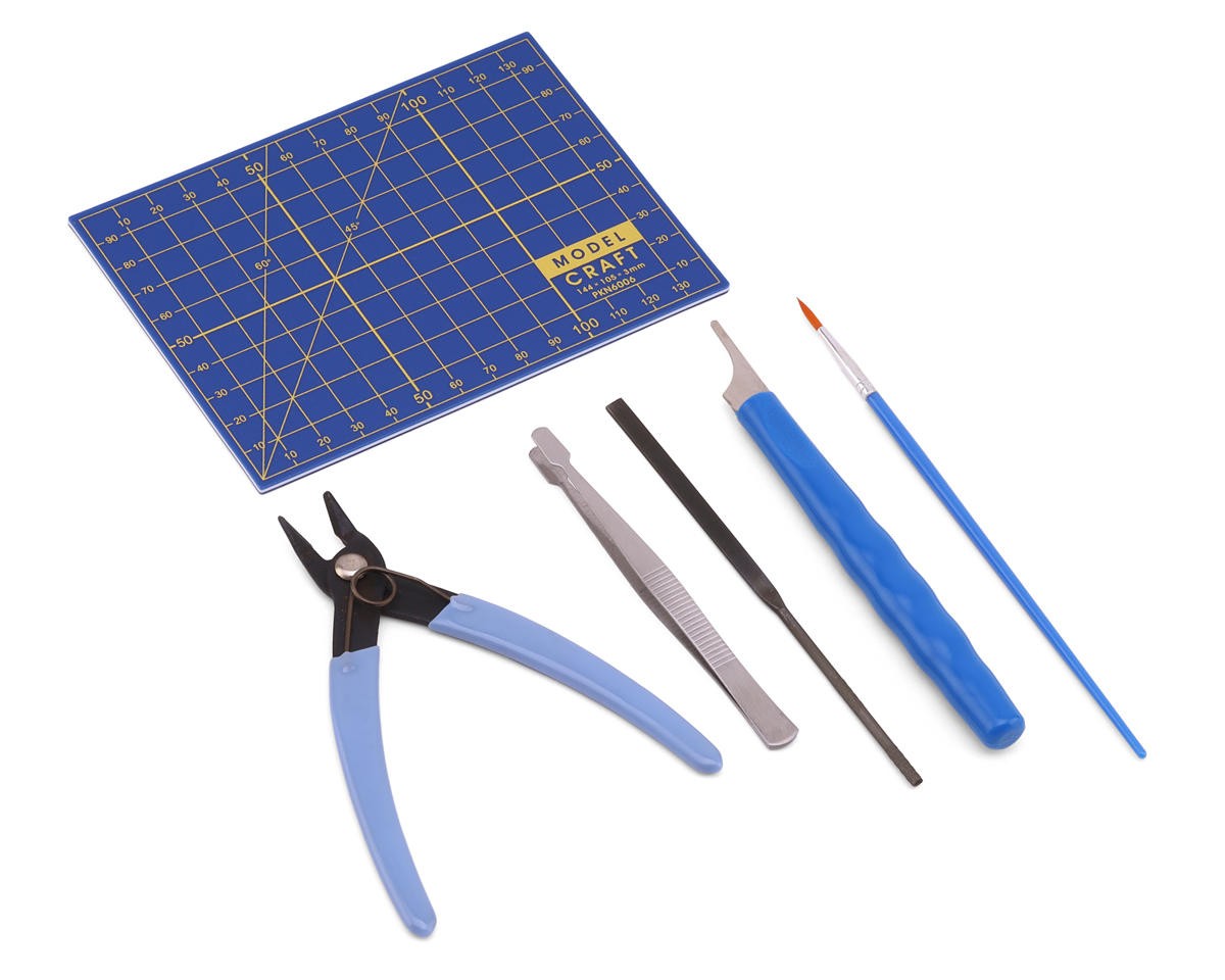 Shesto Limited Model Craft 6-Piece Starter Plastic Modeling Tool Set