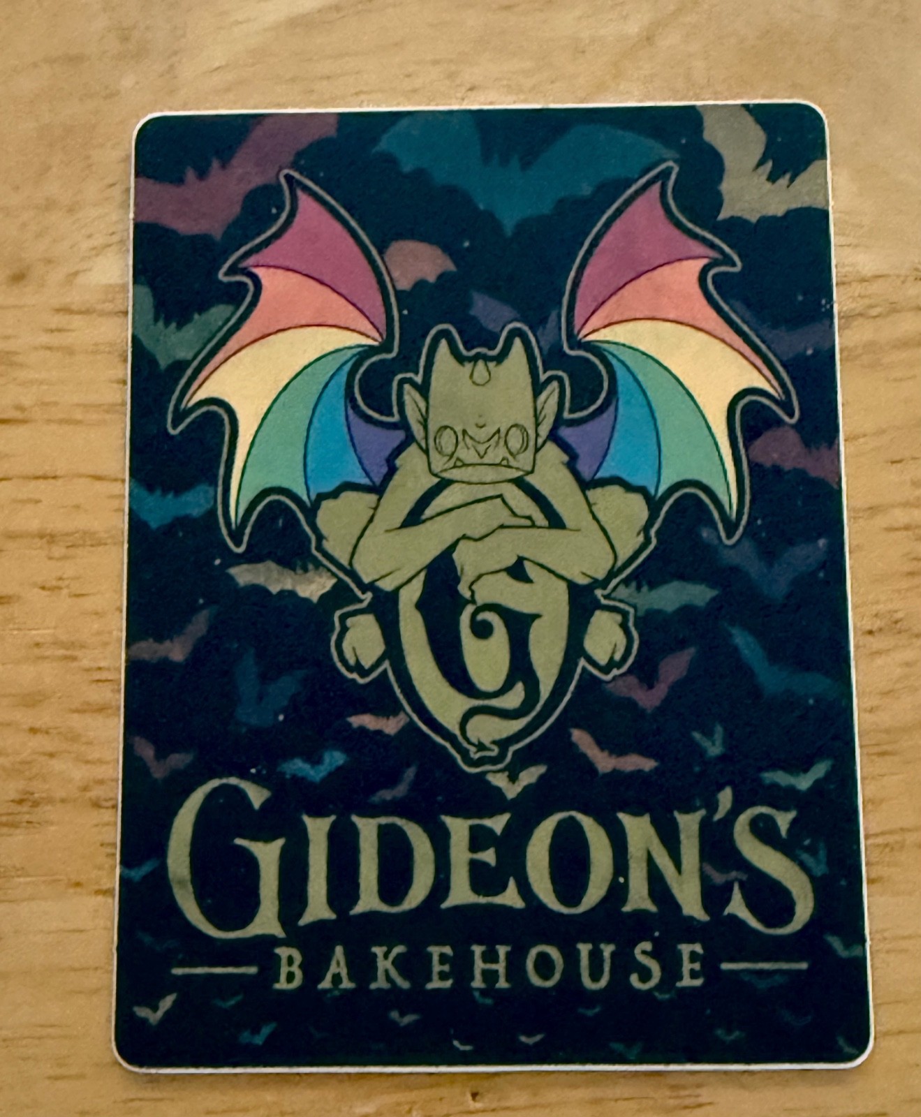 Gideon's Bakehouse Gargoyle Pride 2022 Limited Sticker New Mint
