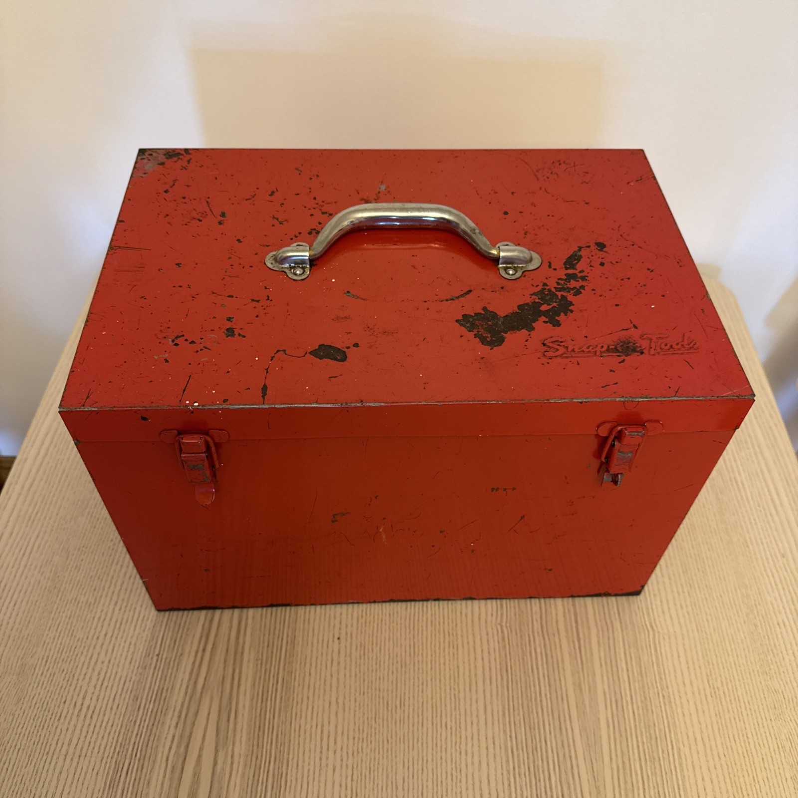 1977 Snap-On Tools SPP270 Dealer's File Box Metal Tool Storage 16" x 11 x 11"