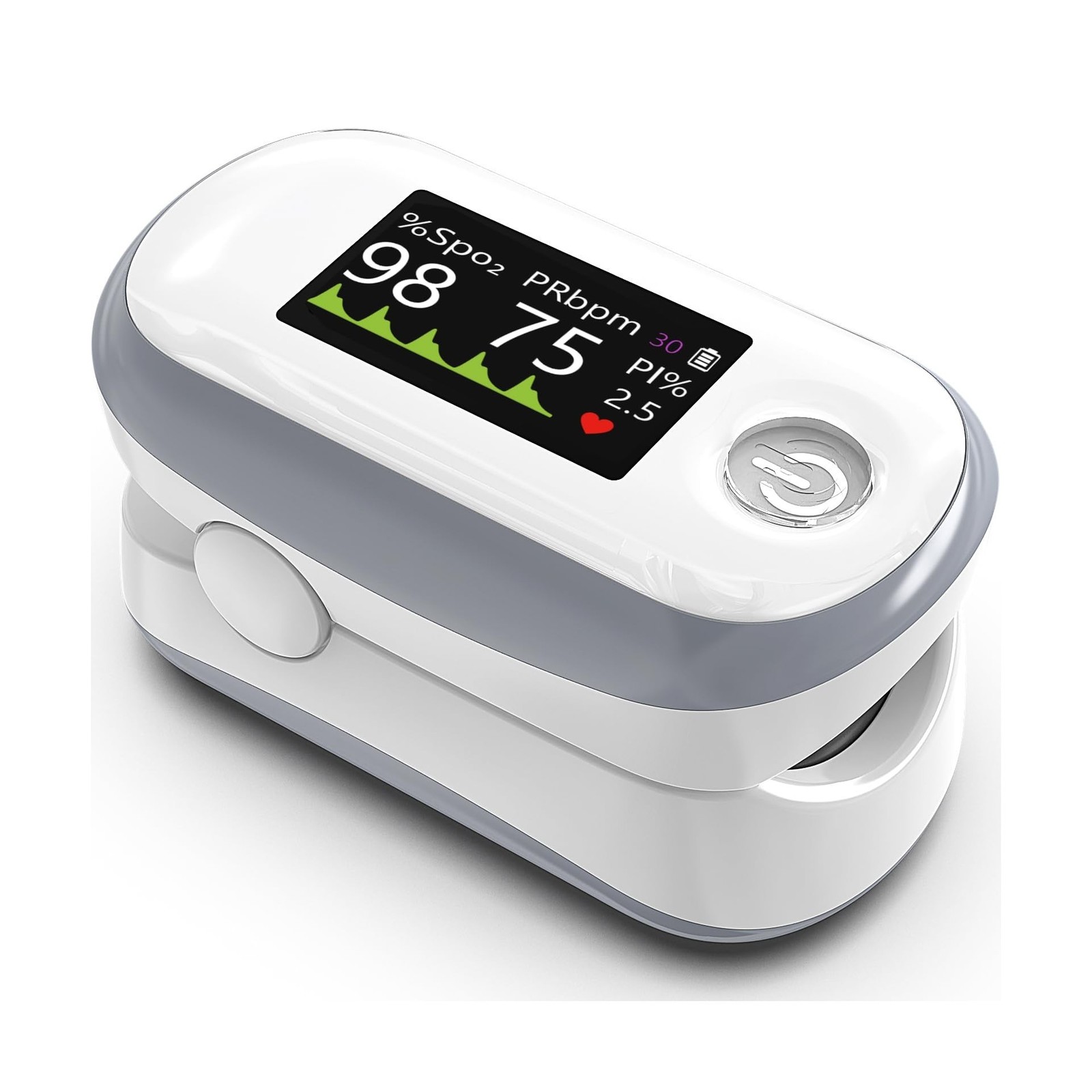 Pulse Oximeter, 4 Color OLED Display Oxygen Monitor Fingertip w... FAST USA SHIP