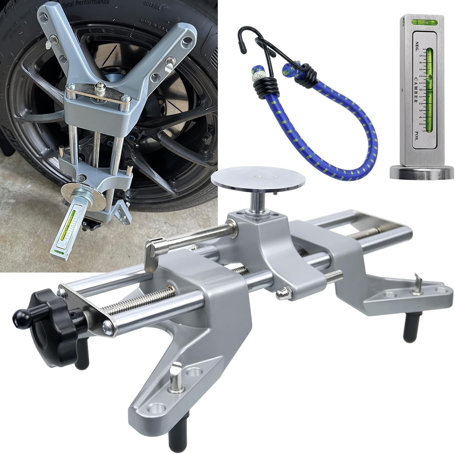 Wheel Alignment Tool - Camber Alignment Tool & Wheel Alignment Tool with 1Pair