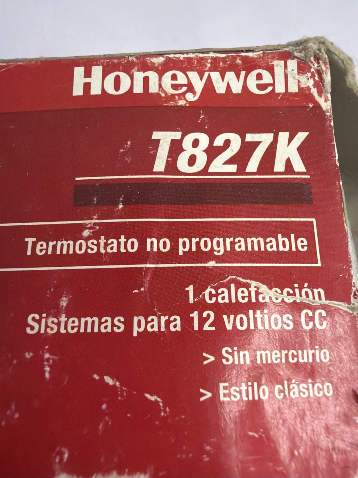 Honeywell T822K Thermostat Conventional Heat Only Non-Programmable