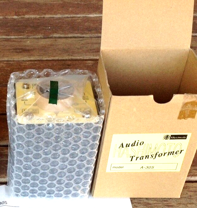 Hashimoto A-305 Interstage Transformer 5kΩ 1:1 30mA Tango NC-20:Eqv