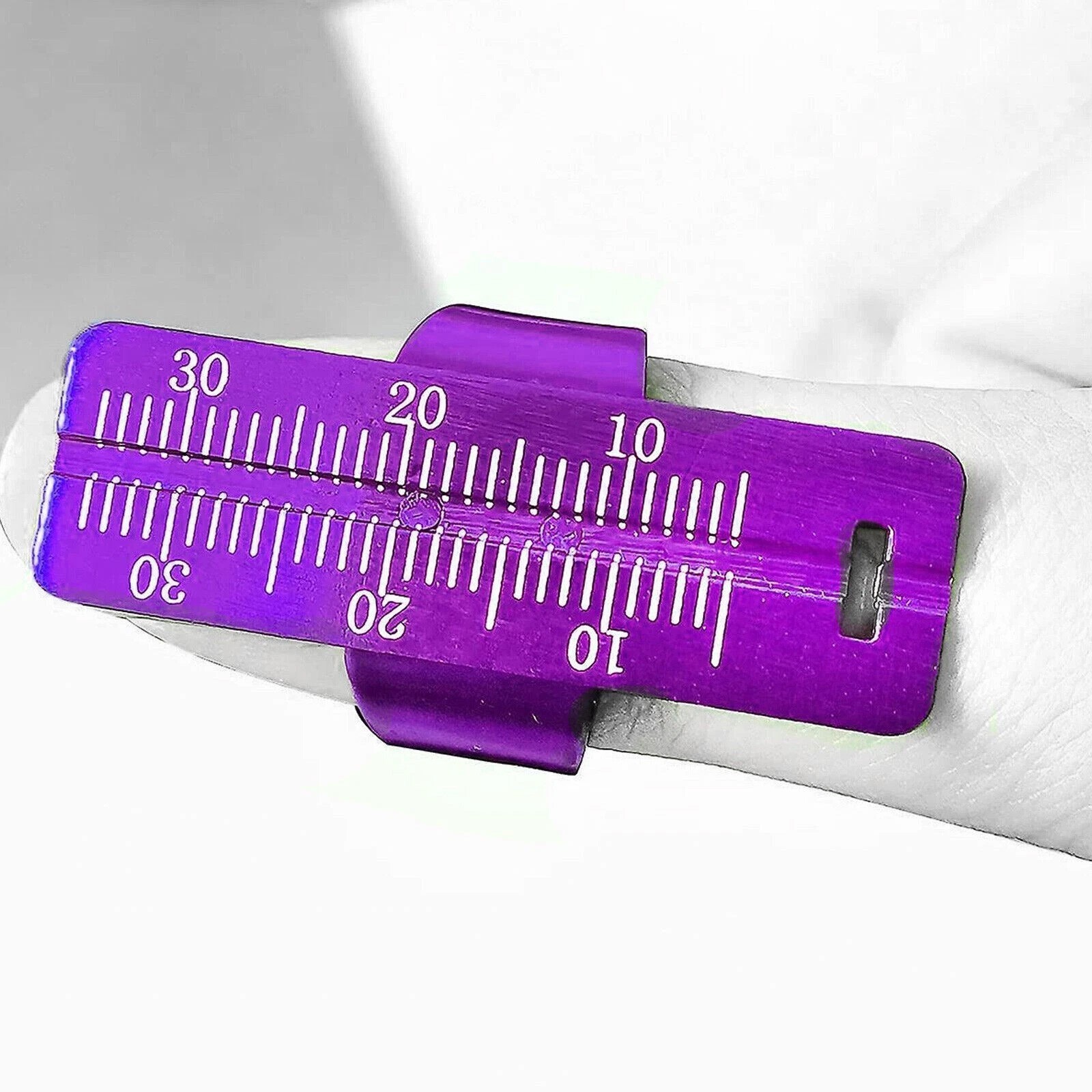 Endodontic Finger Ruler Span Measuring Root Canal Scaler Gauge Endo Ring Purple