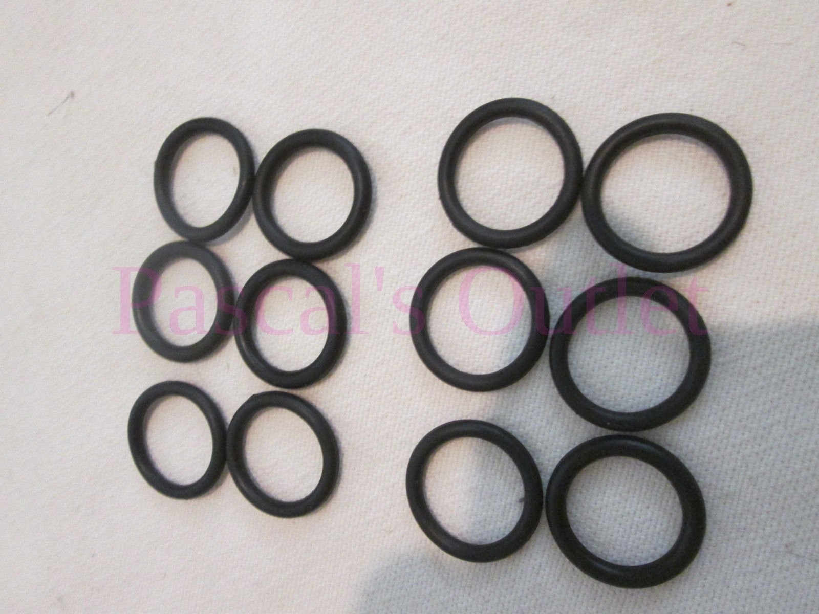 Lot (12 pk) #210 SAE 1" OD x 3/4" ID Nitrile Rubber O Ring Fuel/Oil Seal Gaskets