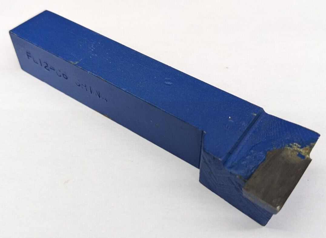 FL-12 Lathe Tool Bit Carbide Tipped 3/4" SQ LH 4.5" Long
