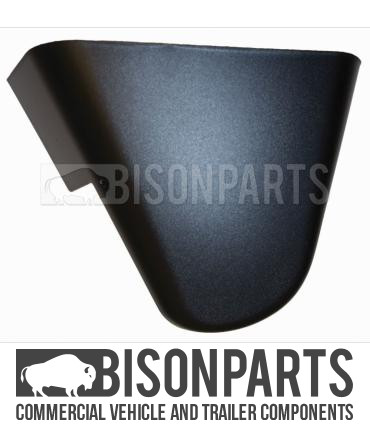 *MERCEDES AROCS 2013> BLACK MIRROR ARM COVER UPPER PASSENGER LH BP116-218