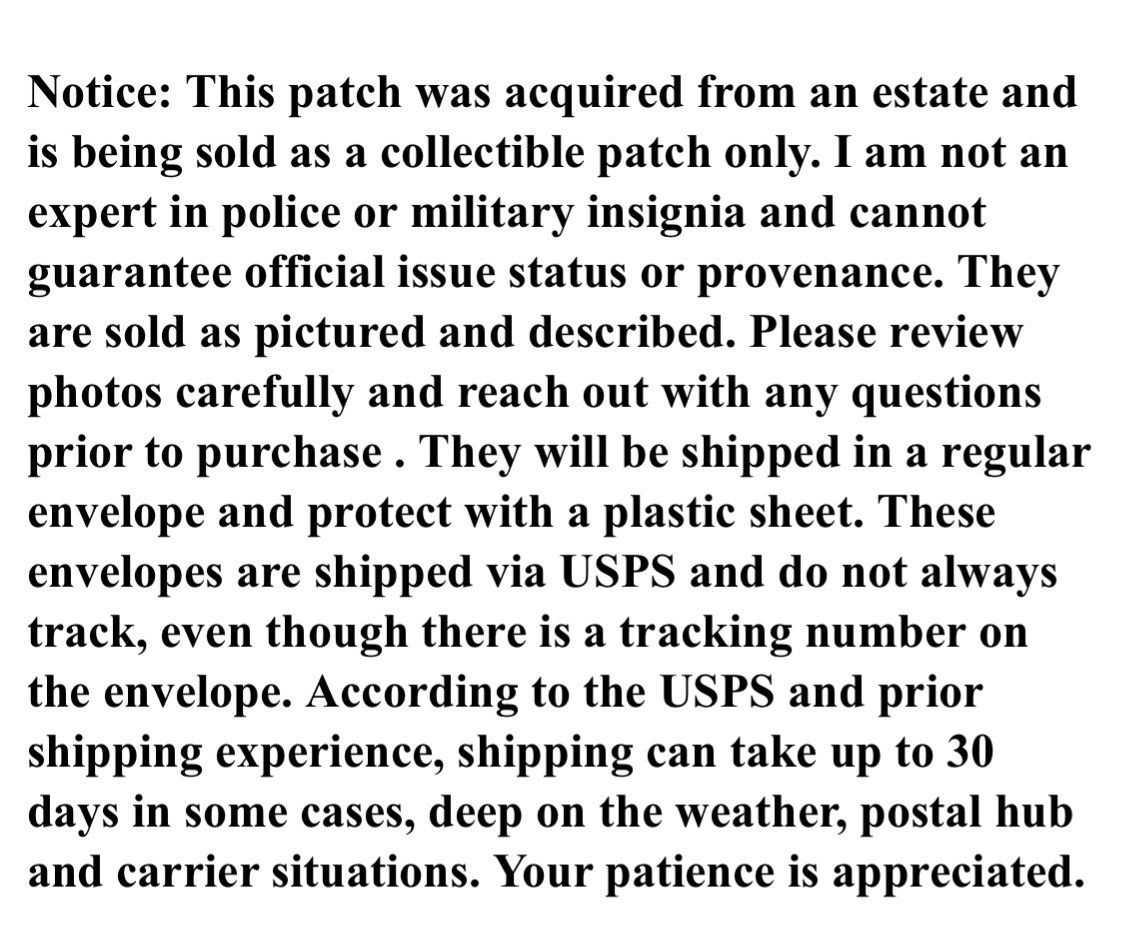 PEORIA ILLINOIS POLICE DEPARTMENT PATCH