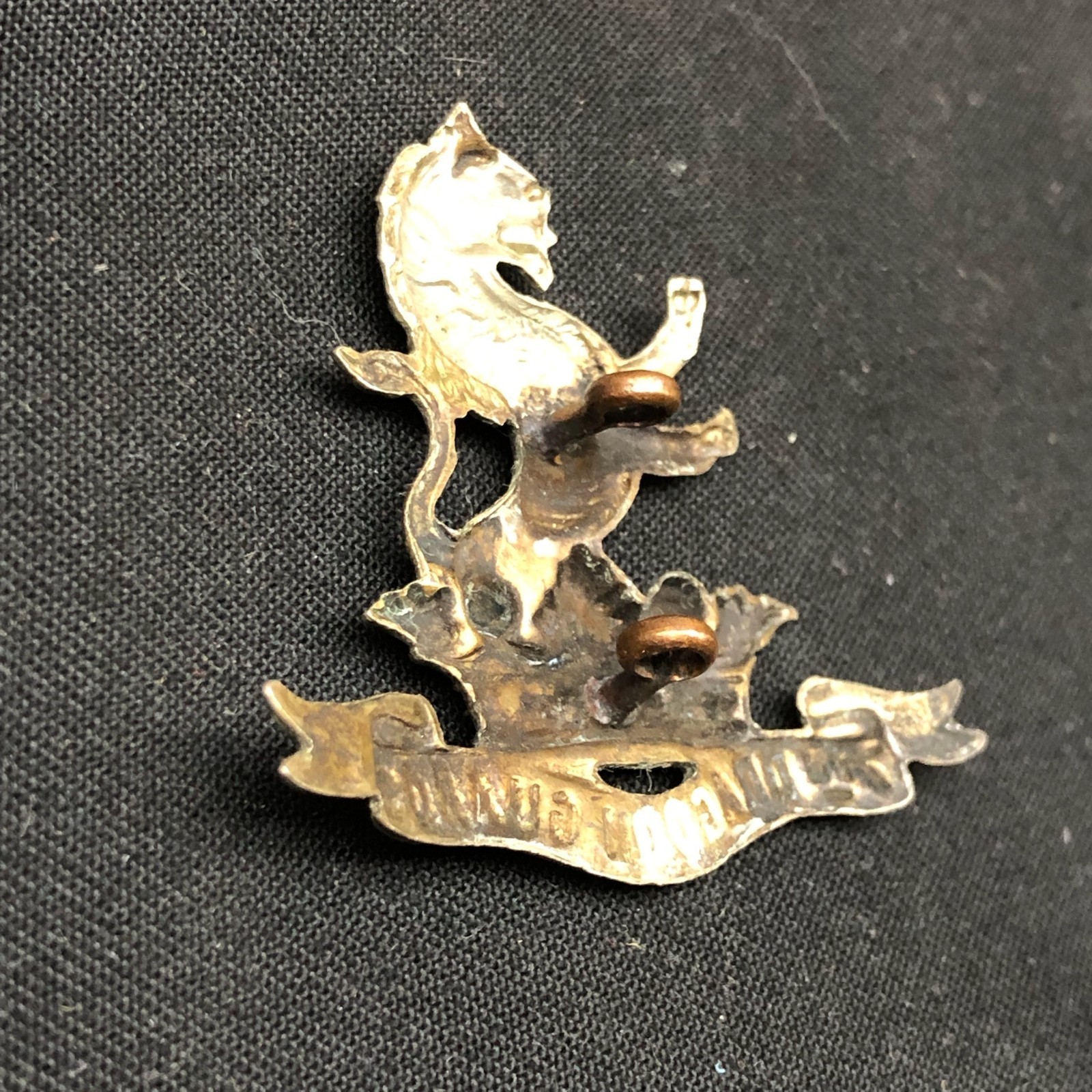 Original WW2 British Army Cap Badge - 7th Dragoon Guards