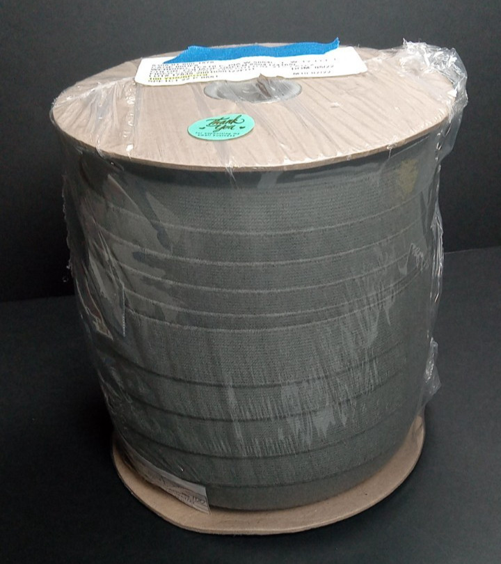 100 Yds Foliage Green 1" Tactical Elastic Webbing Roll PIA-W-5664C Mil-Spec NOS