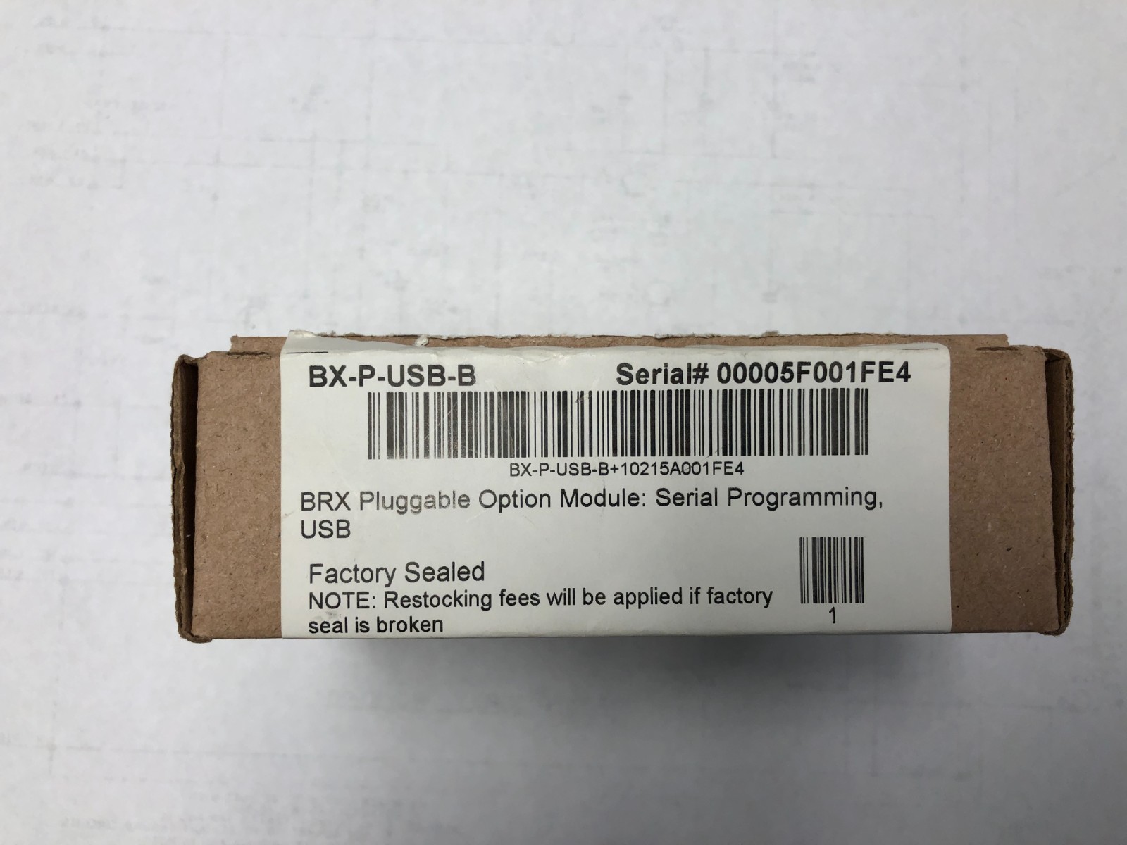 New open box BX-P-USB-B BRX PLC usb B port POM option module MPU