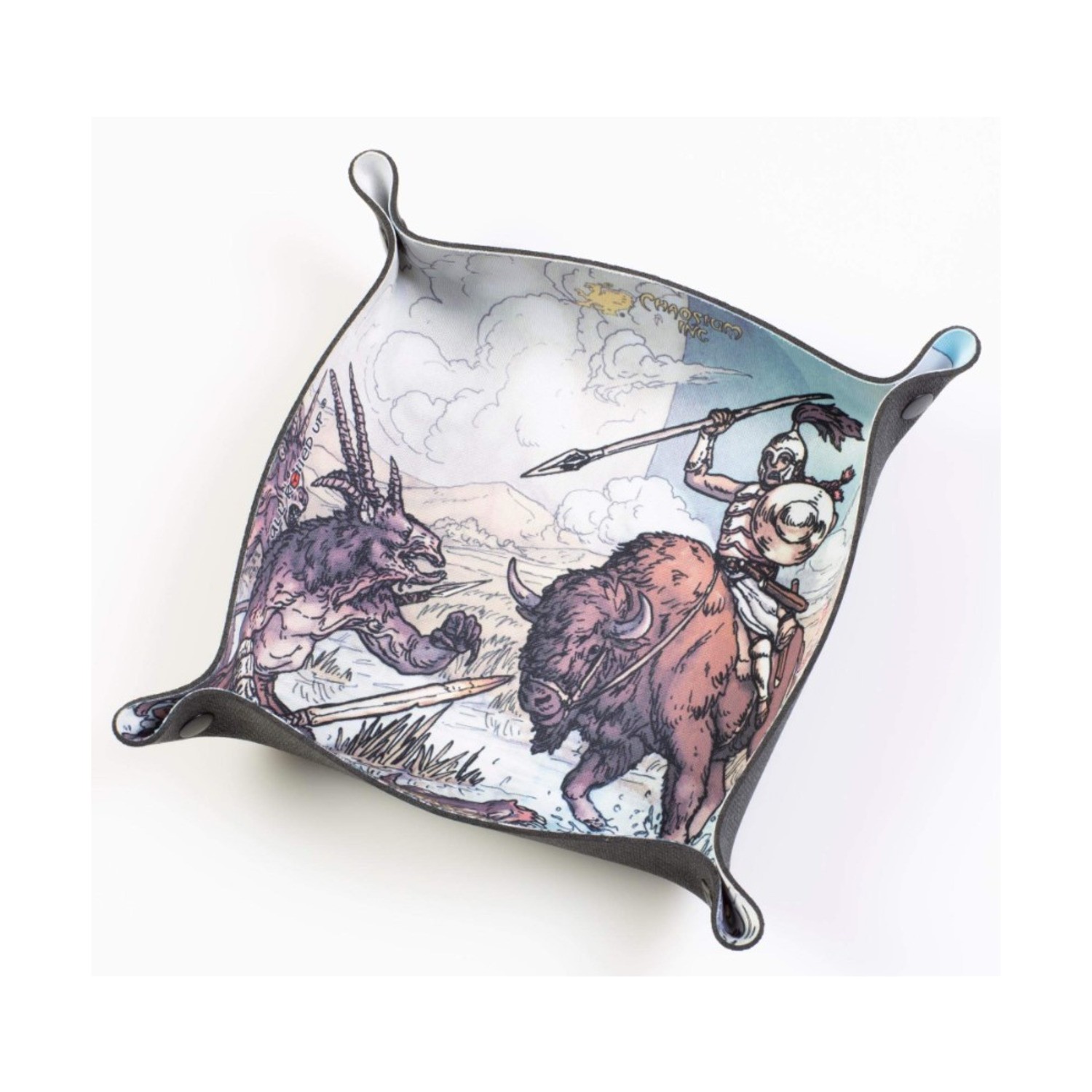 All Rolled Folding Square Dice Tray All Ro  Broo and Hero Folding Square D New