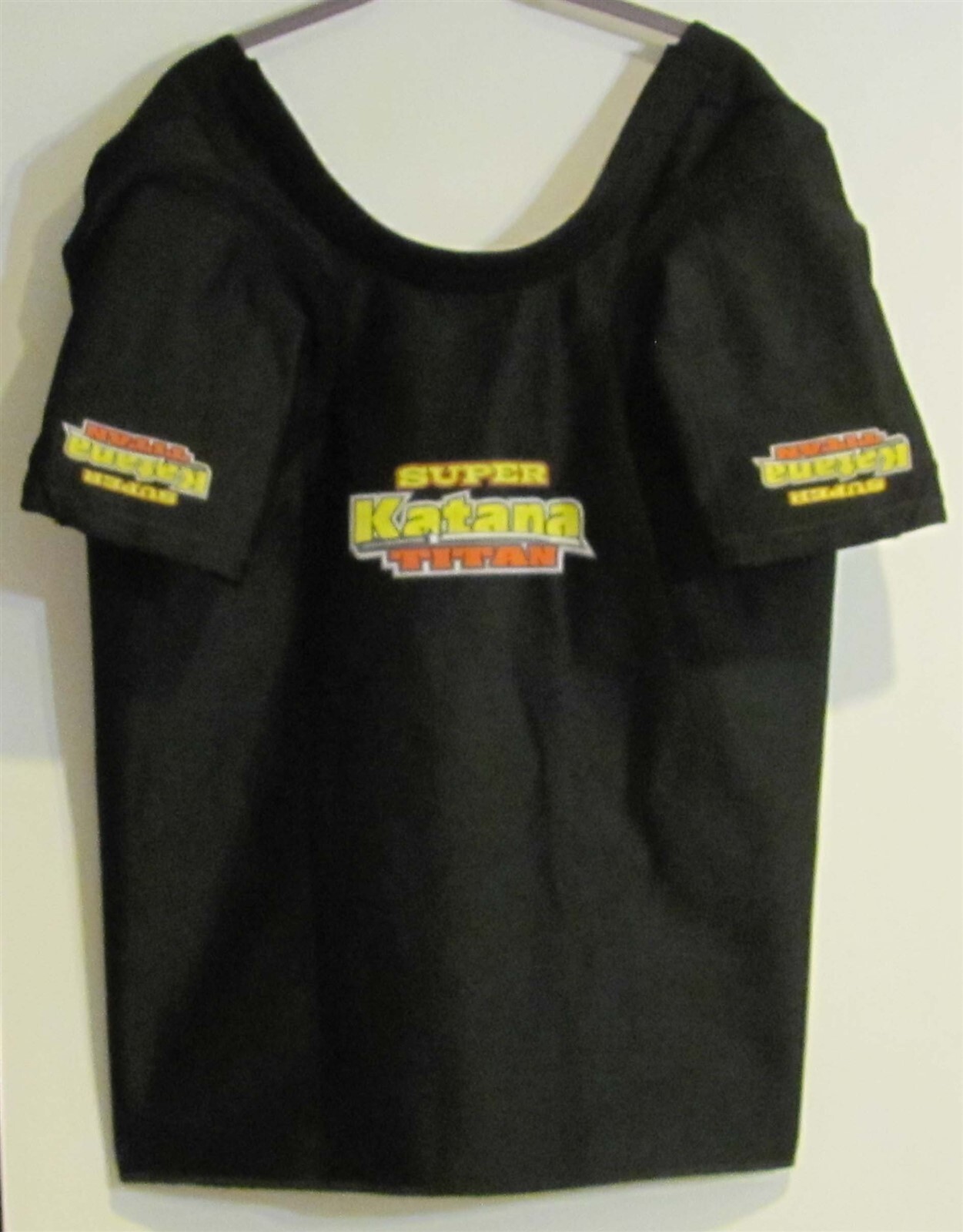 Titan 2-Ply Super Katana A/S Bench Shirt 52 BLK Scoop Neck & Reinforced Seams LN