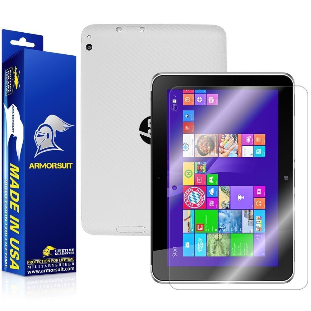 ArmorSuit HP Elitepad 1000 G2Shield Screen Protector + White Carbon Fiber USA