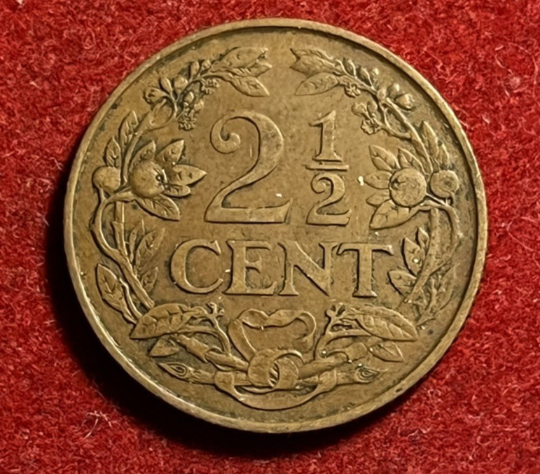 Netherlands Antilles 2-1/2 Cents 1959 Bronze Coin KM#5 T11240