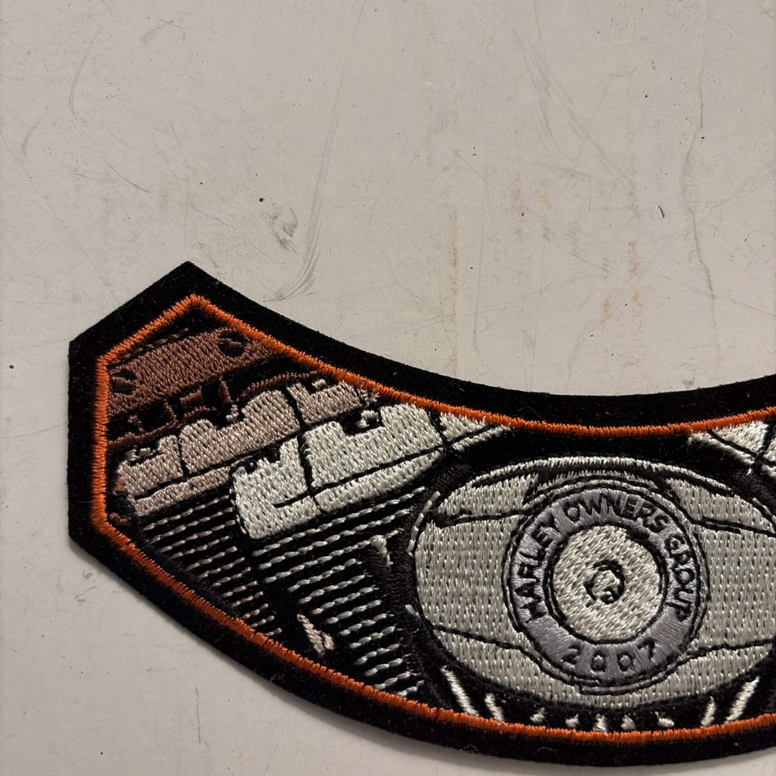 Harley-Davidson V-Twin Engine Embroidered Patch – New Box1-11
