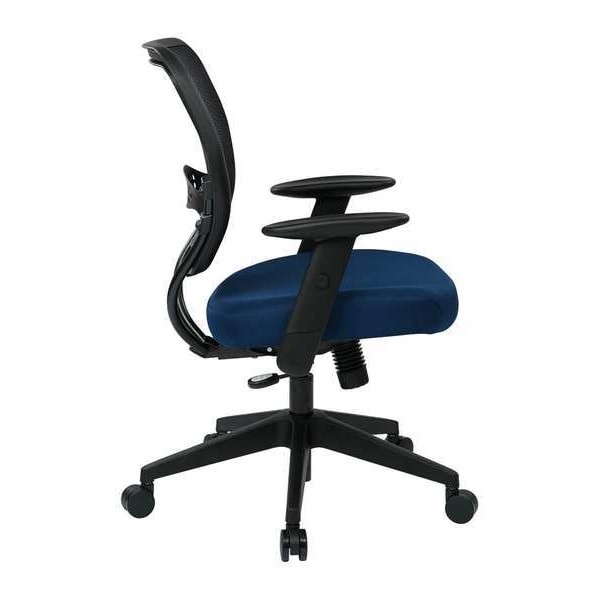 Office Star 55-7N17-225 Desk Chair Desk Chair, Adjustable Arms, 19" To 23"
