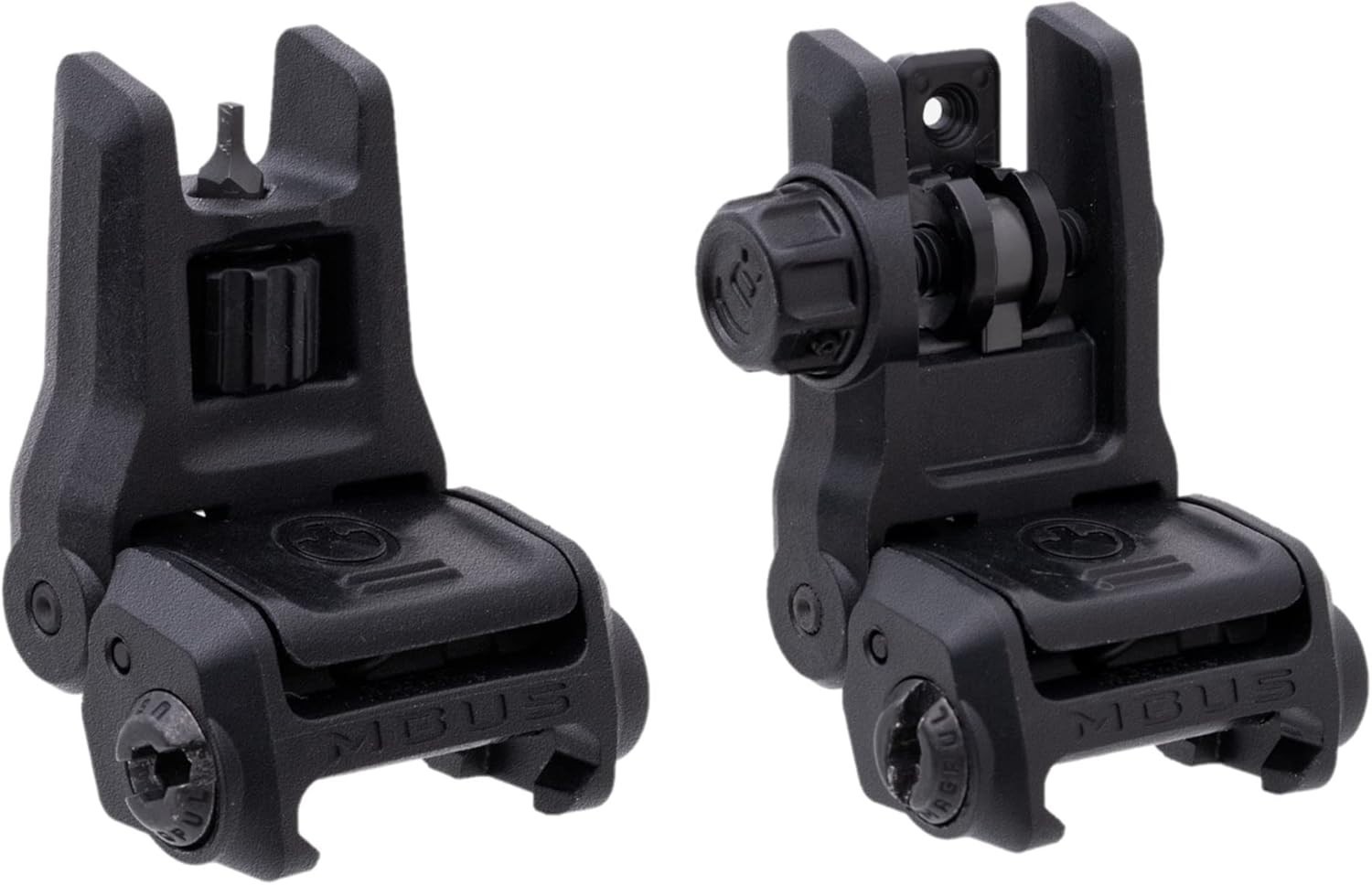 MBUS3 Back-Up Sight Front & Rear Set NIB BLACK