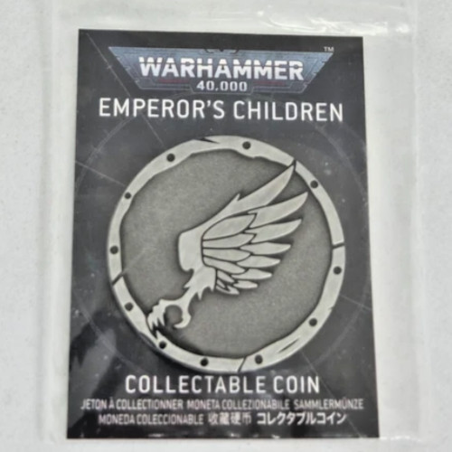 Emperor's Children-Collectible Coin-Chaos Space Marines-Slaanesh-Warhammer 40k