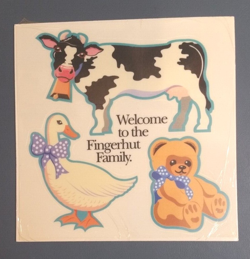Vintage FINGERHUT Promotional Decals