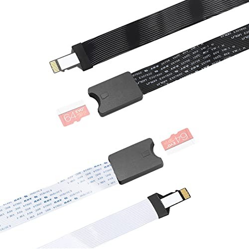 Micro SD to Micro SD Extension Cable 48cm TF Card Reader Adapter GPS 3D Printer