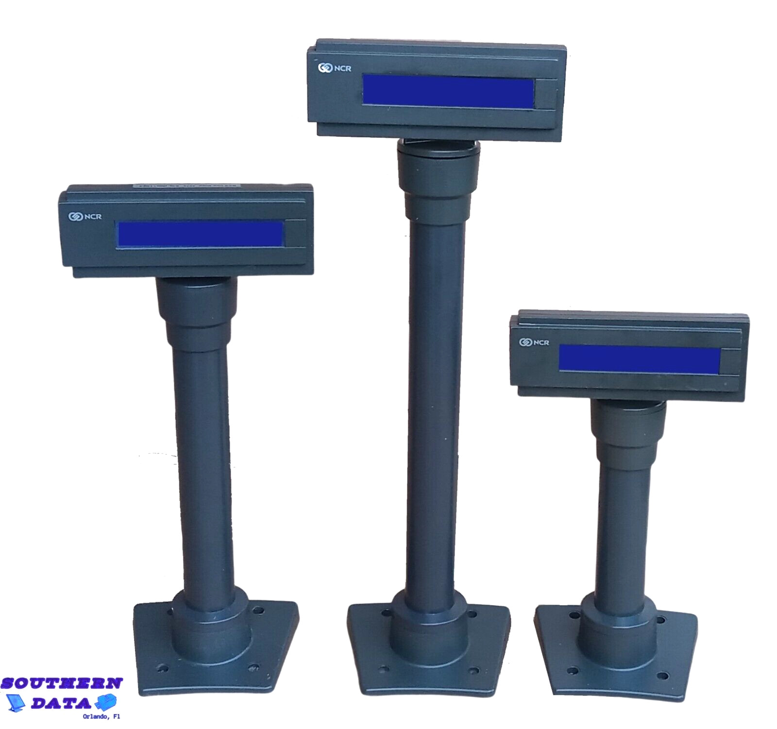 NCR POS Display Model 5972 with Base 497-044(0751-0754) and Pole