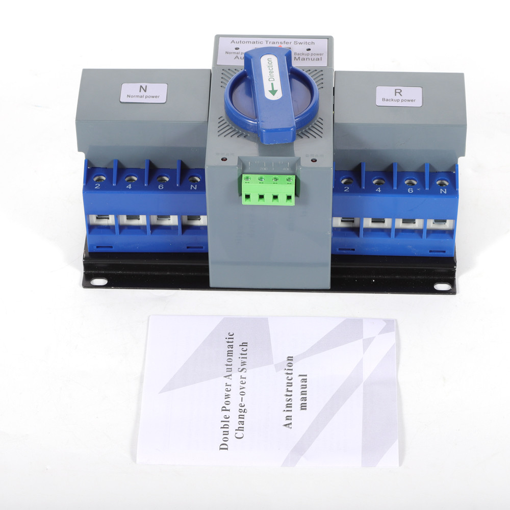 220V/63A 4P Dual-power Automatic Transfer Switch Generator Changeover Switch