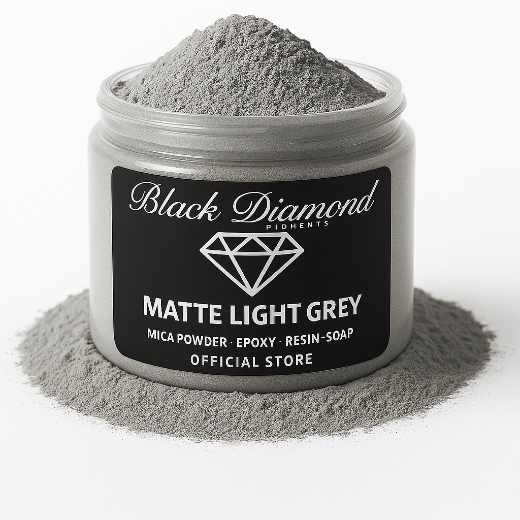 Black Diamond Pigments® | Matte Light Grey  is a premium professional pigment