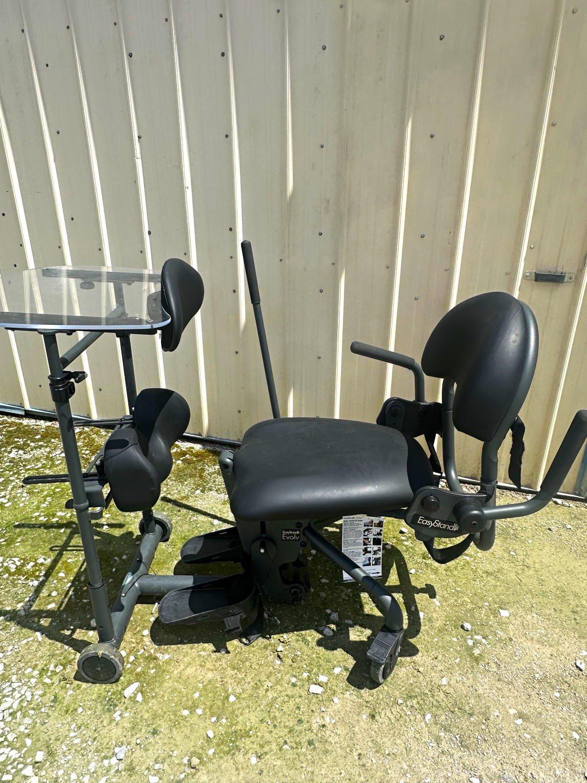 EasyStand Evolv Movement Trainer Standing Frame w/ Tray, Backrest, 4 Wheels