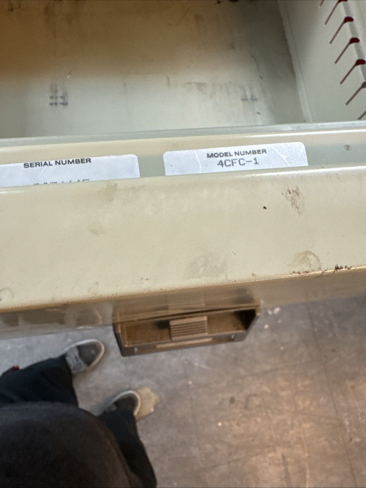 FireGuard 4CFC-1, 4 Drawer Fire Resistnant Filing Cabinet