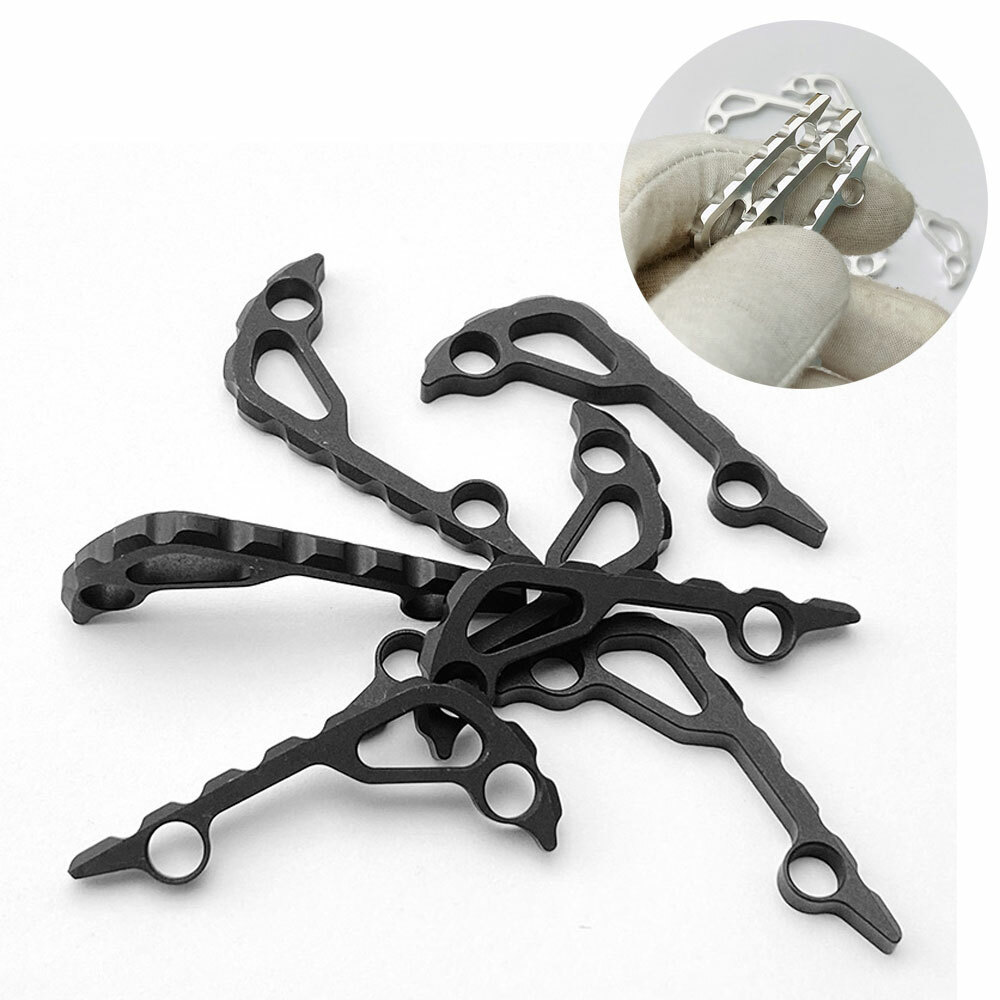 High Aluminium Alloy Back Spacer 1PC Black/Silver For Benchmade Bugout 535