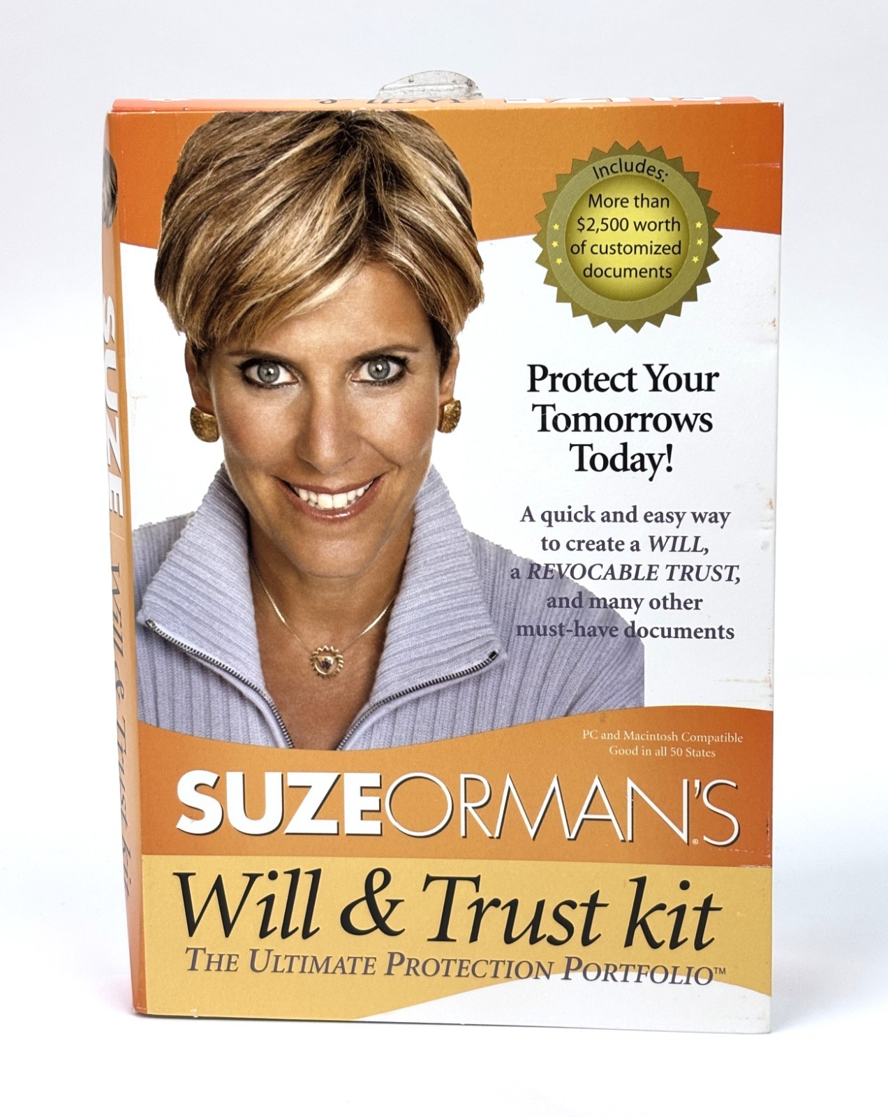 Suze Orman's Will & Trust Kit: The Ultimate Protection Portfolio PC MAC CD tools